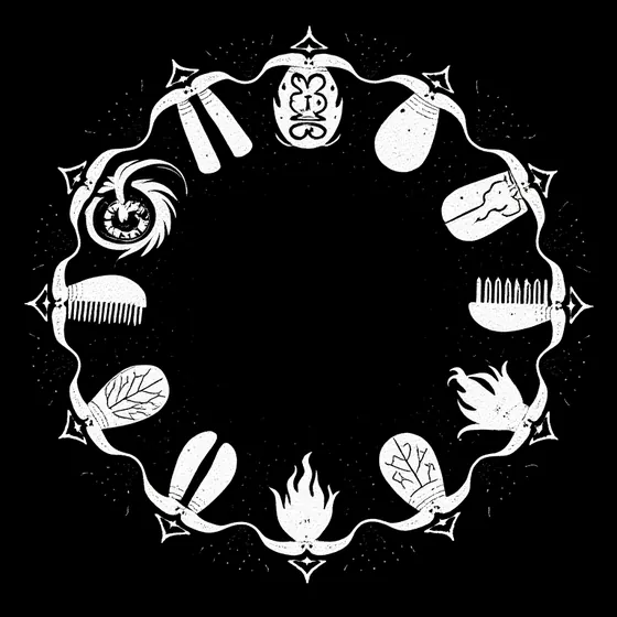 Design artwork: protective salt circle