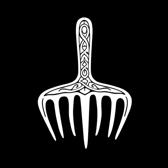 Design artwork: bone comb of the banshee